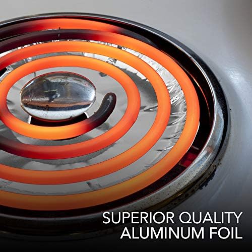 Round Electric Stove Burner Covers (100 Pack) 6 Inch and 8 Inch Disposable Stove Top Aluminum Foil Bib Liners, to Keep Kitchen Range Clean from Oil and Food Drips, Stock Your Home - Image 5