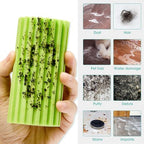 4 Pack Damp Dusting Sponge Duster, Green Dust Cleaning Sponge, Reusable Household Cleaning Sponge Tool for Blinds, floorboards, Fan Blades, Vents, Glass, Railings, Mirrors - Image 3