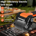 Electric Grill Brush for Outdoor,Ultra High Power Cordless BBQ Cleaner - Image 2