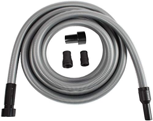 Cen-Tec Systems 94115 Premium 20 Ft. Shop Vacuum Hose with Power Tool Adapter Set Silver by Cen-TecSystems