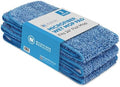 Microfiber Wholesale 24 inch Microfiber Mop Pads - Machine Washable, Reusable, Refills & Replacement Wet Mop Heads Compatible with Any Microfiber Flat Mop System (3 Pack) by MicrofiberWholesale