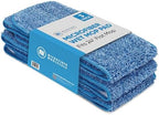 Microfiber Wholesale 24 inch Microfiber Mop Pads - Machine Washable, Reusable, Refills & Replacement Wet Mop Heads Compatible with Any Microfiber Flat Mop System (3 Pack) by MicrofiberWholesale