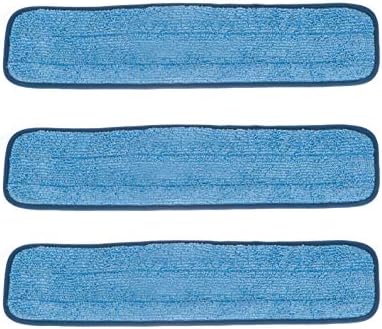 Real Clean 36 inch Microfiber Wet Mop Pads for Flat Mop Frames (Pack of 3) by RealClean