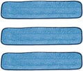 Real Clean 36 inch Microfiber Wet Mop Pads for Flat Mop Frames (Pack of 3) by RealClean