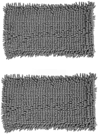 Wall Cleaner Mop Replacement Head, 2 Pack Chenille Reusable Dust Mop Pads for Wall Washer Floor Cleaning, Fit ASIN B0DG4LV7SJ by VOUBIEN