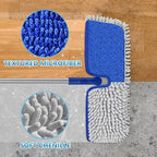 Reusable Mop Pads for Enspoway Dust Mop: Double-Sided Microfiber Refills - Image 3