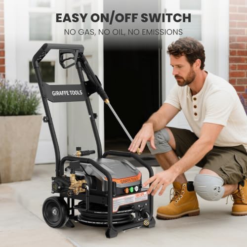 Giraffe Tools Crossfalls Pressure Washer Ultra with 2 Wheels, 50FT Hoses - Image 5