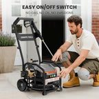 Giraffe Tools Crossfalls Pressure Washer Ultra with 2 Wheels, 50FT Hoses - Image 5