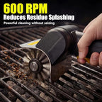 Electric BBQ Grill Brush, Cordless Grill Cleaner, Black - Image 2