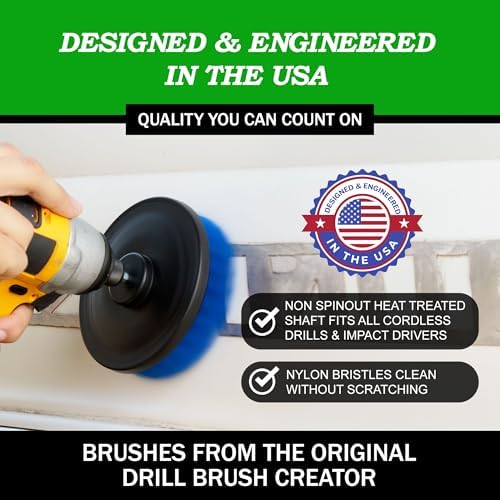 Cordless Power Spin Scrubber Drill Attachment - Electric Dish Scrubber Spin - Image 3