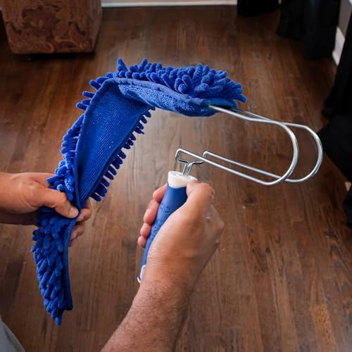 UngerConnect and CleanMicrofiberCeiling FanDuster,Household CleaningSupplies,Reusable and MachineWashableSleeve Compatible with ThreadedPoles for HigherAccess 2inch Brush Thickness(Pack of 6) - Image 5