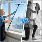 Tiiyee 2 in 1 Window Squeegee, Shower Squeegee for Glass Doors Floor Wiper - Image 4