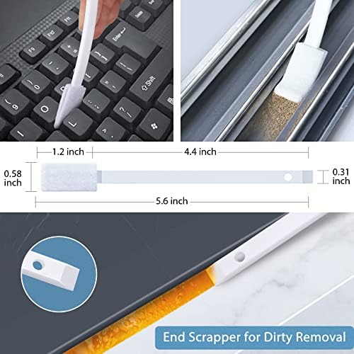 Lumkew Crevice Cleaning Brushes Tool for Tiny Small Spaces, 40Pcs, White - Image 4