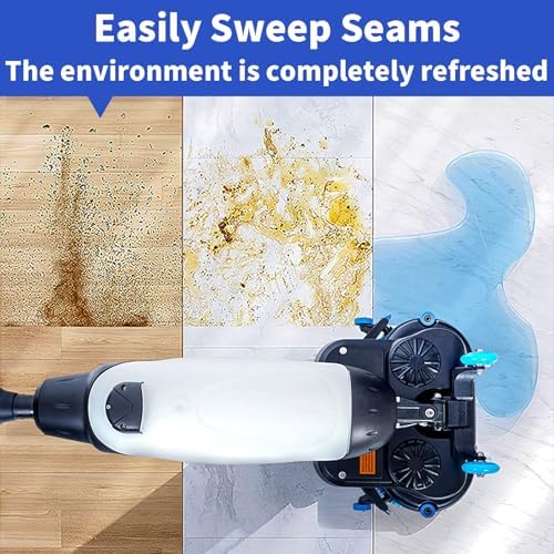 Floor Polisher Commercial, 17" Carpet Cleaning Machine, Floor Buffer Scrubber, 240rpm, Coverage 13000 Sqft/H, Industrial Floor Cleaning with 3gal Tank and 2brush Heads White - Image 5