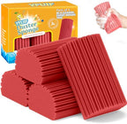 4 Pack Damp Clean Duster Sponge, Magic Sponge Eraser for Household Cleaning, Reusable Dusters Cleaning Supplies for Housekeeping, Dish, Blinds, Glass, Baseboards,Window Track Grooves and Faucets by YFUIF