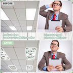 6pcs Classroom Fluorescent Magnetic Light Covers,2x4 FT Eucalyptus Style) - Image 5
