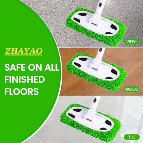 Sweeper Mop System with 4 Reusable Microfiber Mop Pads - Image 3