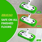 Sweeper Mop System with 4 Reusable Microfiber Mop Pads - Image 3