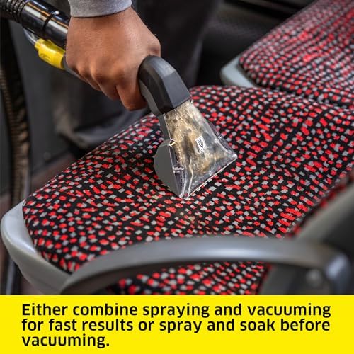 Kärcher Puzzi 8/1 C Commercial Carpet Extractor 12.5 PSI - Spot Cleaner, Stain Remover, Area Rugs, Car and Auto Detailing, Carpet and Upholstery Cleaner - Onboard Accessory Storage - 3.9 Gallon Tank - Image 6