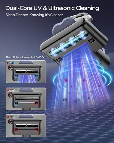 Teant Cordless Bed Mattress Vacuum, 18kPa Suction & LED Display, Model MV01 - Image 5