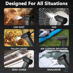 Compressed Air Duster, Electric Air Duster, Super Powerful 130000RPM Mini Air Blower Gun,Dust Blower for Computer Keyboard, Car Cleaning, Home, and Outdoor Use - Image 5