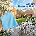 Niveaya Microfiber Glass Cleaning Cloth, Reusable Fish Scale Cloth 8 Pack - Image 4