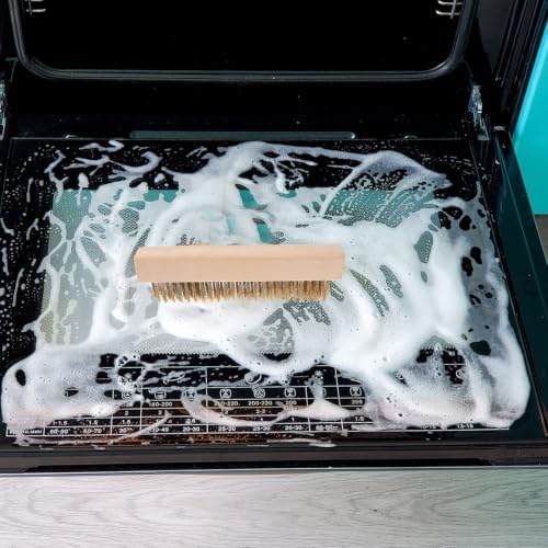 Copper Grill Brush with Wood Handle for Kitchen Sink and Stain Scrubbing - Image 4