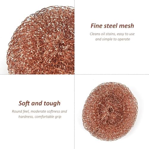 Iron Scouring Pad for Dishes Non-Scratch Iron Scrub Brush - Image 2