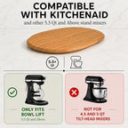 Ibyx Mixer Slider, Stand Mixer Sliding Mat, Natural, 5.5 Qt, Made in Canada - Image 5