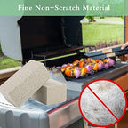 Blackstone Brick BBQ Cleaning Stone Block Heavy Duty Flat Top Grill Bricks Pumice Stone Griddle Cleaner Non-Scratch for Remove Greases Stains Residues - 4 Pack - Image 3