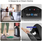 EyeVac Home Touchless Vacuum Automatic Dustpan - Great for Sweeping Pet Hair Food Dirt Kitchen - Ultra Fast & Powerful, No More Bending Down, Bagless, Corded, Automatic Sensor, 1000 Watt (Matte Black) - Image 4