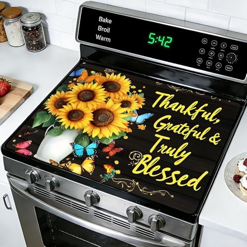 Stove Top Covers for Electric Stove: 30''×21'' Stove Mat Protective Cooktop Cover Expands Counter Area, Kitchen (MAI-G254876-8M) - Image 7