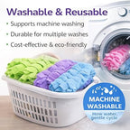 360° Electrostatic Reusable Duster Refills - Washable, Reusable Duster Pads for Cleaning, High-Density Microfiber, Fits Most Standard Duster Handles, for Home Office Car High Adsorption Duster (10pc) - Image 5