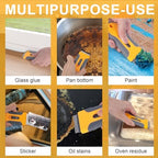 Razor Blade Scraper Tool with 15pcs Extra Blades, Multi-Surface Glass Stove Top Scraper for Paint, Window, Old Label, Decal Sticker, Ceramic Cooktops, Ovens - Image 6