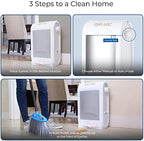 EyeVac Pro Touchless Vacuum Automatic Dustpan - Ultra Fast & Powerful - Great for Sweeping Salon Pet Hair Food Dirt Kitchen, Corded Canister Vacuum, Bagless, Automatic Sensors, 1400 Watt (White) - Image 5