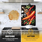 Stove Top Cover for Electric Stove,Glass Stove Top Cover, Heat Resistant Glass Cooktop Cover, Stovetop Protector, Kitchen Decor, Dish Drying Mats Cover for Ceramic Washer Top 28.5x20.5 inch - Image 6
