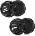 Cunhill 2 Pieces Mini Aquarium Glass Cleaner Magnetic Algae Scraper 1.57 x 1.38 Inch No Scratch Fish Tank Glass Cleaner Magnetic Brush for Thick Fish Tank Glass Acrylic Aquarium(Black) by Cunhill