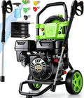 4200PSI Gas Pressure Washer 4.0GPM Gas Power Washer 209CC Gas Powered Washing Machine Commercial High Pressure Washer with 25ft Hose&5 Nozzles for Patio Garden Yard Vehicle,EPA/CARB/ETL by Steupoek