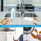 Magic Cleaning Sponges Eraser, 100 Pack Premium Melamine Sponge Foam Cleaning Pads, Dish Sponges, White Household Cleaning Scrub Sponge for Kitchen, Bathroom, Furniture, Floor Wall Cleaner - Image 6