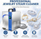 Professional Jewelry Steam Cleaner Machine, High Pressure Stainless Steel Washer For Gold, Silver & Diamonds, Commercial Electric Cleaning Equipment(2L) - Image 2