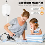 Industrial Iron Machine, Professional Gravity Feed Industrial Electric Steam Iron 1200W,Steam Iron for Clothes, 140~428℉,with 3L tank - Image 3