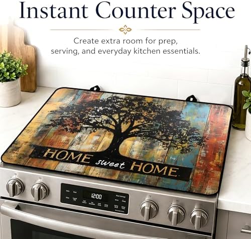 Stove Top Cover,28.5"L x 20.7"W,Heat Resistant Cooktop Protector Mat - Image 7