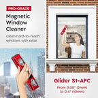 Tyroler Glider S-1 AFC Magnetic Window Cleaner Tool Fits Windows 0.1"-0.4" - Image 2