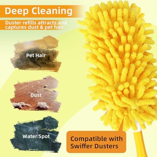 Reusable Chenille Duster Refill Compatible with Swiffer Duster - Image 6