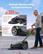 VEVOR Walk-Behind Hand Push Floor Sweeper with 25.6" Sweeping Width - Image 5