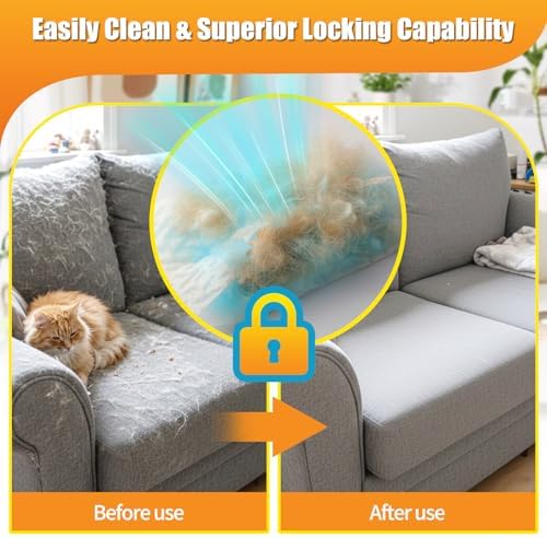 40 Count Duster Refills with 1 Short Handle & 3 ft Extendable Handle, Compatible with Swiffer Duster, 180° Disposable Microfiber Cleaning Dusters, Unscented - Image 4