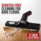 MP Maresh Products Floor Brush Attachment - Horsehair Brush, Black, 12 inch - Image 2