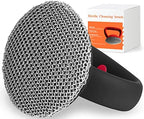 Cast Iron Cleaner Scrubber with Heavy Duty Handle, 3mm Welded Chain Mail by Betterqualitybetterlife