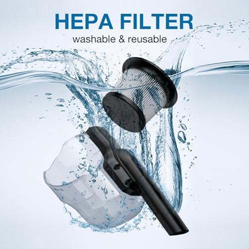 Cordless Vacuum Compatible with Milwaukee 18V Battery, Handheld HEPA Filter - Image 6