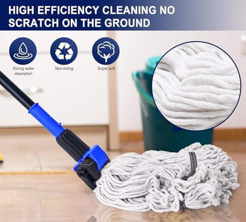 KeFanta Heavy Duty Mops for Floor Cleaning,60" Commercial Industrial Mop - Image 3